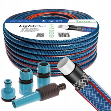 4-СЛОЙНЫЙ САДОВЫЙ ШЛАНГ 22 БАР 3/4 30 М + НАКОНЕЧНИК СПРИНКЕР ПОЛИРОВКА