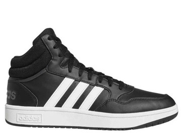 Buty męskie sportowe wysokie czarne adidas HOOPS 3.0 MID GW3020 43 1/3