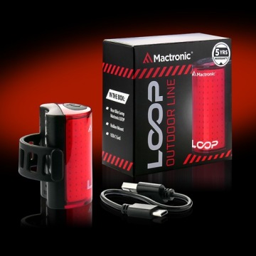Потужна лампа велосипедна задня Mactronic LOOP ABR0061