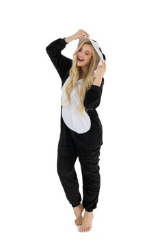 PIŻAMA DAMSKA PANDA ONESIE DRES KOMBINEZON rozm. [L] 168-175 cm