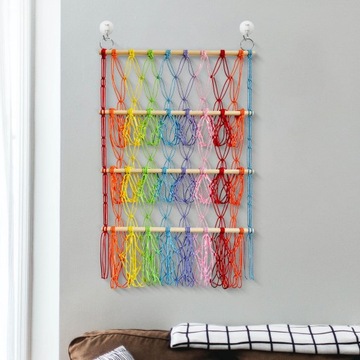 Мягкая игрушка Сетка для хранения игрушек в углу, тканая вручную, 3 дюйма
