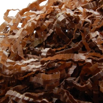 Наполнитель для декоративной папиросной бумаги коричнево-бежевый 50г