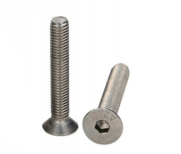 ŚRUBA IMBUSOWA M6x20 STOŻEK DIN7991 INOX A2 100szt