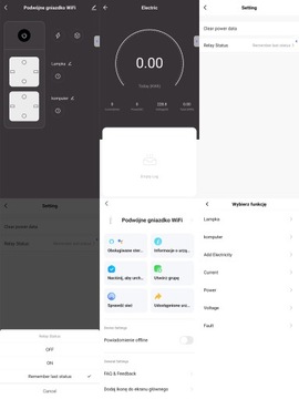 PSMART SMART ДВОЙНАЯ РОЗЕТКА 2X ИЗМЕРЕНИЕ ПОТРЕБЛЕНИЯ WIFI TUYA