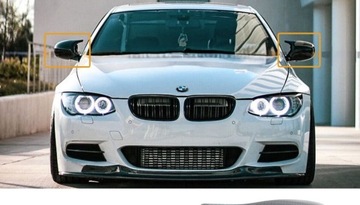 Nakładki Obudowy lusterek E81 E87 E90 E92 E93 CZARNY POŁYSK M3 SHADOWLINE