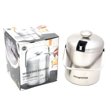 POJEMNIK WIADERKO DO LODU i SZCZYPCE LUGO 1,3 Lit.