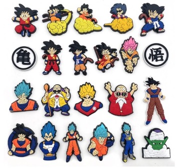 PINY PRZYPINKI DO BUTÓW CHARMS CROCS WPINKI DRAGON BALL ANIME MANGA 22 szt