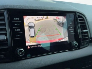 Skoda Karoq Crossover Facelifting 2.0 TDI SCR 150KM 2022 Skoda Karoq LED Matrix ACC Grzane fotele i szyba przednia Kamera AC 3-stre, zdjęcie 32