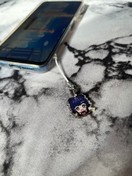 Брелки для смартфонов, украшения чехла для телефона, 2 шт, аниме Genshin Impact