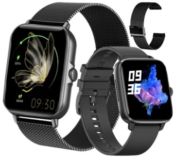 SMARTWATCH DAMSKI ROZMOWY MIKROFON CIŚNIENIOMIERZ