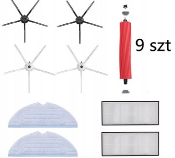 ZESTAW FILTRY SZCZOTKI WAŁEK MOP DO ROBOROCK S7