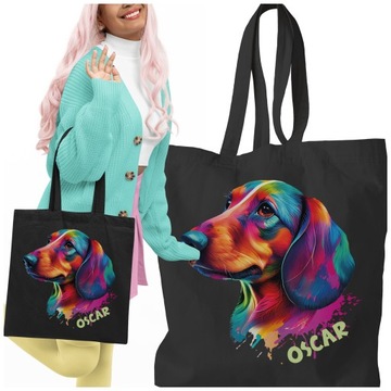 TORBA PIES JAMNIK IMIE PREZENT PERSONALIZACJA