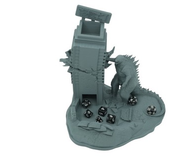 Башня для игральных костей Злой Годзилла - Башня для игральных костей Темно-серый