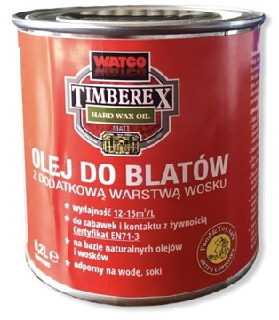 TIMBEREX Olej do blatów i powłok drewnianych 200ml