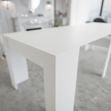 FUERRO раздвижной консольный стол, 237 см, матовый белый