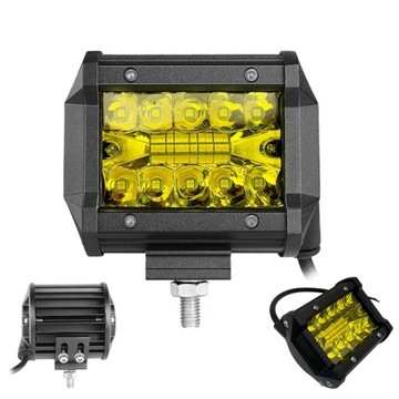 LAMPA ROBOCZA LED 12V 24V 1000K ŻÓŁTE ŚWIATŁO Halogen do OFFROAD Szperacz