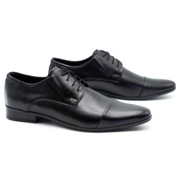 Туфли МУЖСКИЕ торжественные, кожа 286, черные, размер 40