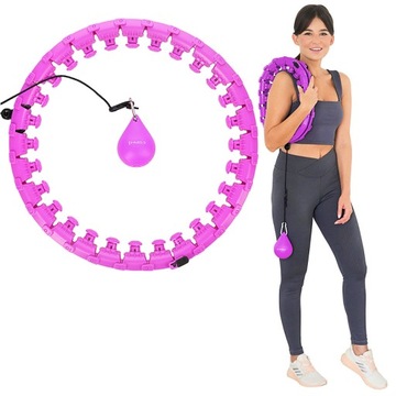 HULA HOP Z WYPUSTKAMI ODCHUDZAJĄCY MASAŻER FITNESS