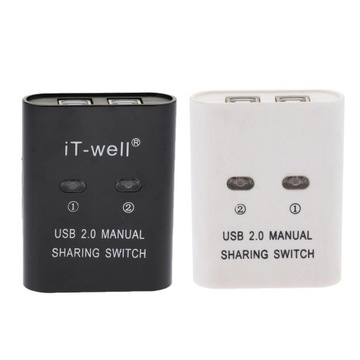 USB -переключатель коммутатора KVM Box Box Black