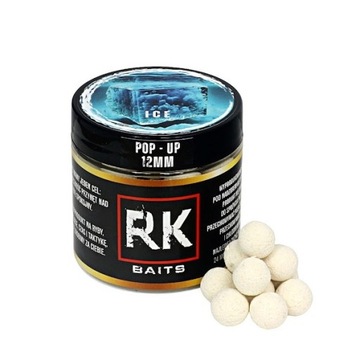 Kulki proteinowe RK Baits ICE Fluo Pop Up 12mm Haczykowe Pływające