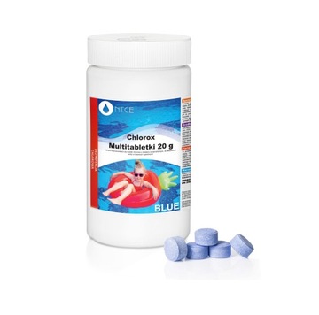 11w1 CHLOR 50x MULTI TABLETKI CHEMIA DO BASENU Wielofunkcyjne 20g BLUE 1kg
