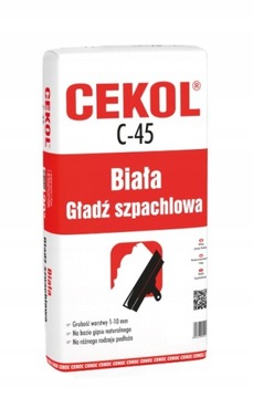 Biała Gładź Szpachlowa Cekol C-45 5kg