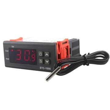 Cyfrowy termostat regulatora temperatury bojlera z czujnikiem 220V