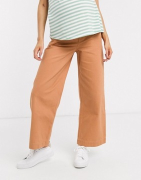 MATERNITY SPODNIE DAMSKIE POMARAŃCZOWE 44 1ARQ