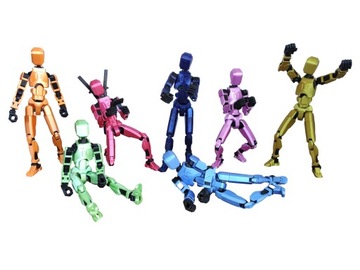 Мини-подвижная фигурка робота Maxi Legends, коллекционная, 20 см, СИНЯЯ