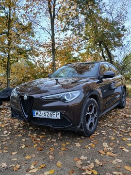 Alfa Romeo Stelvio SUV 2.0 Turbo 200KM 2018 Alfa Romeo Stelvio 2019 czerwiec b-tech q4 faktura VAT, cesja