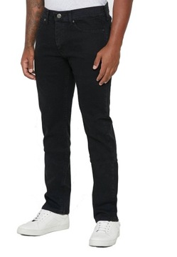 LEE spodnie REGULAR black jeans LEGENDARY SLIM _ W38 L30