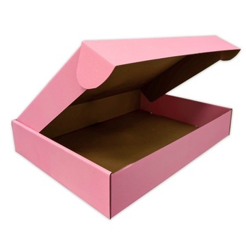 Karton do wysyłki fasonowy RÓŻOWY 365x255x60mm Pudełko InPost A 20 sztuk