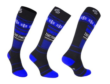 JJW SKI THERMOWOOL ULTRA CIEPŁE NARCIARSKIE SKARPETY WEŁNY MERINO WOOL - 40