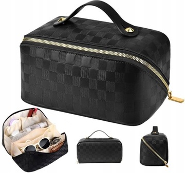 Женская большая дорожная косметичка для сумки, чемодана, сумки-органайзера, багажника