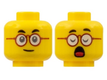 LEGO Główka Głowa 3626cpb2857 Okulary Dwustronna