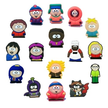 9 SZT. CHARMS DO CROCS SOUTH PARK PRZYPINKI