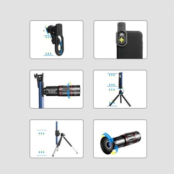 БИНОКЛЯРНЫЙ ТЕЛЕСКОП МОНОКУЛЯРНЫЙ ОБЪЕКТИВ RISCOPE для ТЕЛЕФОНА BAK4 + ШТАТИВ И ЧЕХОЛ