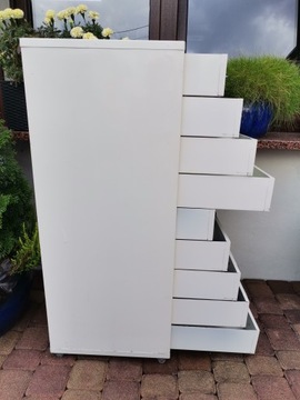 Металлический шкаф с 9 ящиками - мастерская. (50)-высота 100 см.