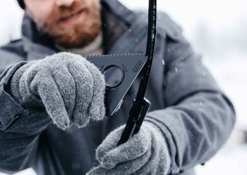 СКРЕБОК ДЛЯ ОКОН КУНГС MID-IS ЛЕД МОРОЗ СМЕННЫЙ ФИНСКОЕ ЛЕЗВИЕ 25СМ