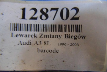 AUDI A3 8L 1.8 8V BENZÍN ZVEDÁK PÁKY ŘAZENÍ AUTOMAT