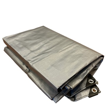 Plandeka 6x10 B. GRUBA 260G wzmacniana B. MOCNA
