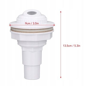 DYSZE POWROTNE BASENY ADAPTER PRZYŁĄCZA WĘŻA 1