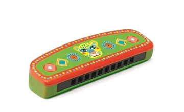 DJECO Harmonijka ustna ORGANKI drewniane Animambo dla dzieci