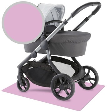 Глубокий коврик для коляски 70х100см, защита пола.