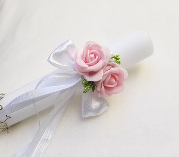 Венок для причастия на булочке, набор для причастия, булочка