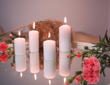 СВЕЧИ СВЕЧИ НАБОР СВАДЕБНЫХ СВЕЧ, БЕЛЫЕ 10 СМ СВЕЧА ДЛЯ ОБЩЕНИЯ 10X СВЕЧИ