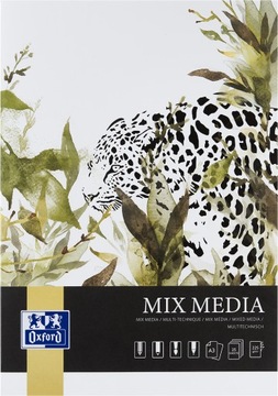 BLOK ARTYSTYCZNY OXFORD MIX MEDIA A3 25 kartek 225 G biały