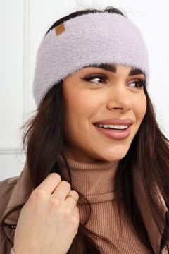 ПОВЯЗКА НА УШИ ЖЕНСКАЯ ТЕПЛАЯ, ПЛОТНАЯ, СПОРТИВНАЯ, КОМФОРТНАЯ, ЖЕНСКАЯ АЛЬПАКА