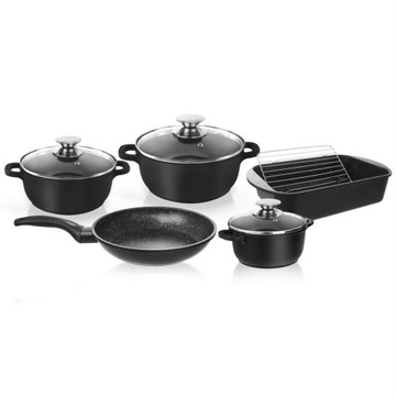 Набор кастрюль, ГРАНИТНЫЕ ГОРШКИ, кастрюля, сковорода