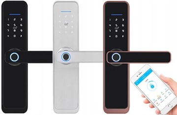 Klamka na kod szyfr +Bluetooth +Palec +WiFi +RFID
